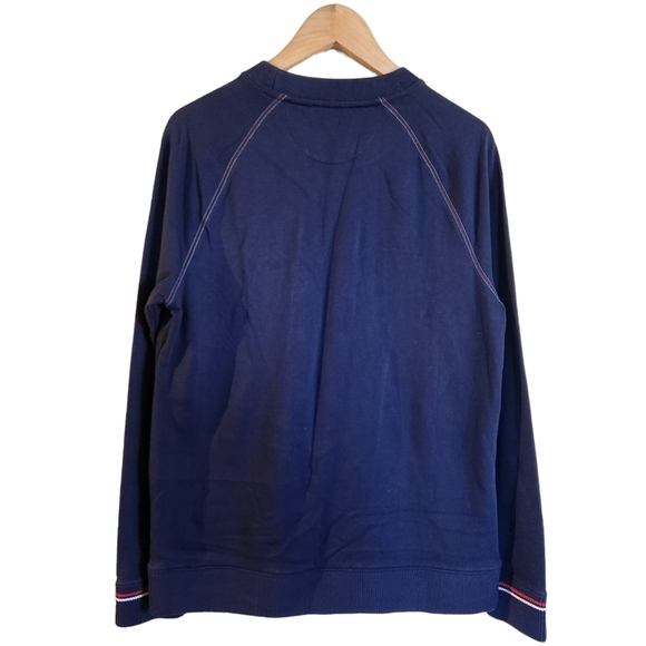 Fila blue long-sleeve pull-on crew-neck  sweater top - Picture 6 of 12